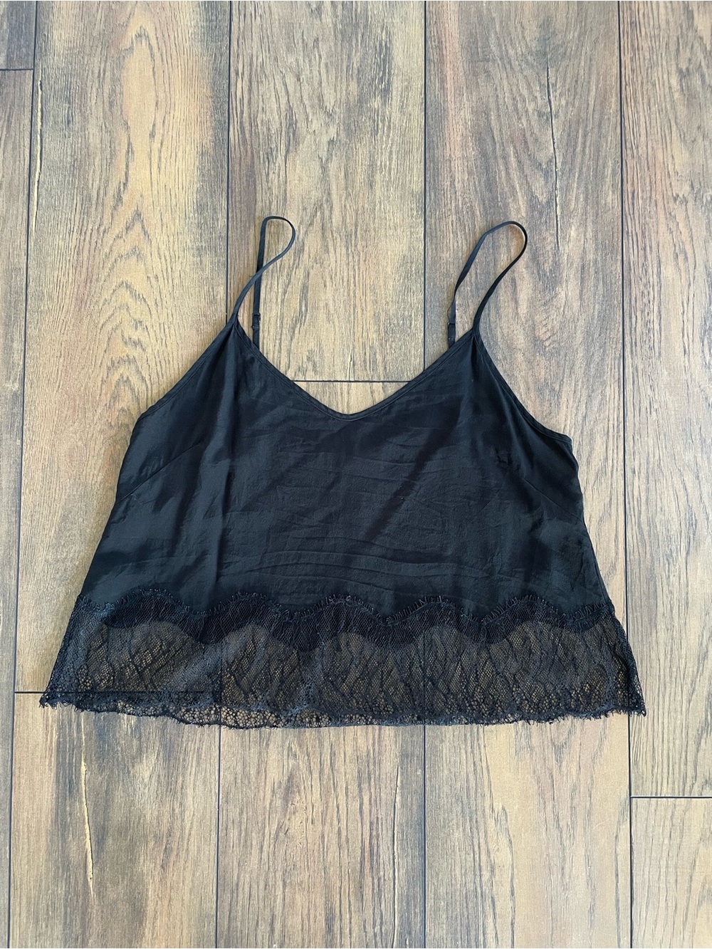 Wilfred Women's Black Silk Top
